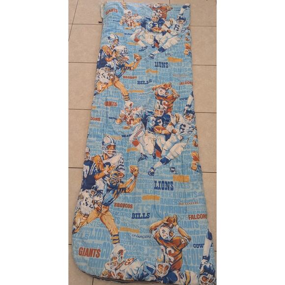 Vintage 1970's Era NFL Teams Sleeping Bag 78